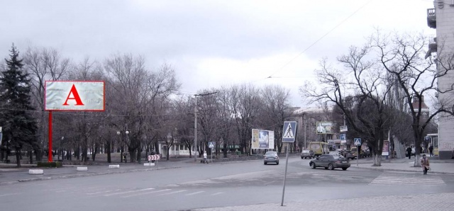 Щит 6x3,  пр. Ленина/ул. Артёма(вход в сквер)
