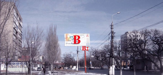 Щит 2x1,  пр. Строителей  (о-р ТЦ "Обжора")