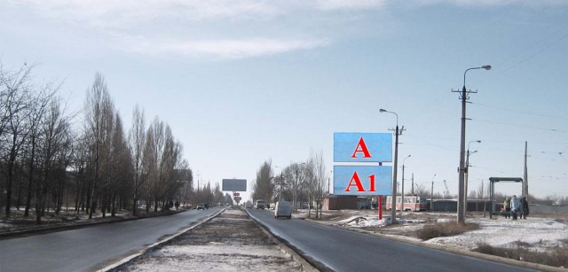 Щит 6x3,  ул.Куприна (конечная трамвая)